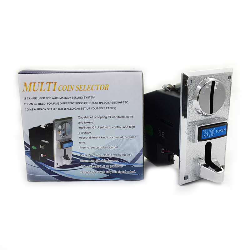 Multi Coin Acceptor Electronic - đánh giá và giá Coin Pusher Machine
