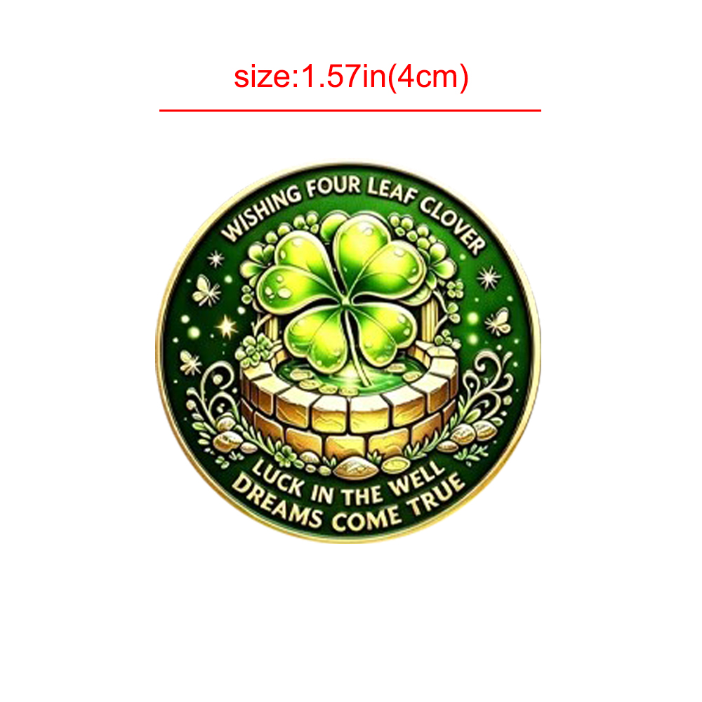 5pcs Wishing Four Leaf Clover  - đánh giá và giá Token Coin Mechanism
