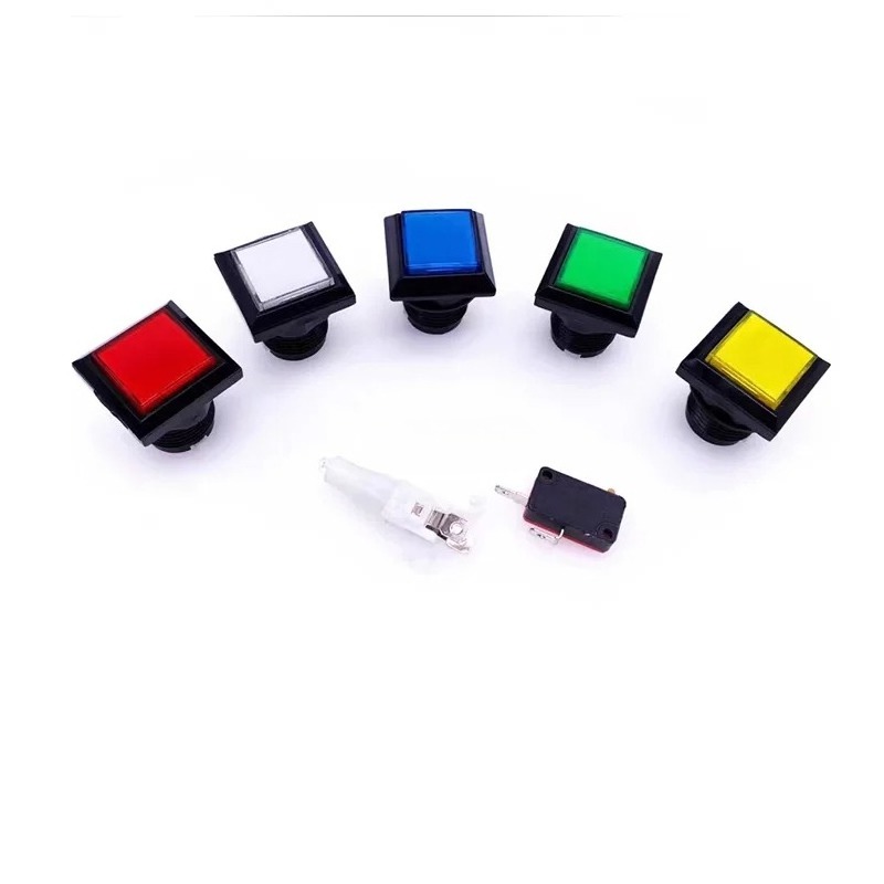 10pcs Square Arcade Push Butto - đánh giá và giá Arcade Game Cabinet