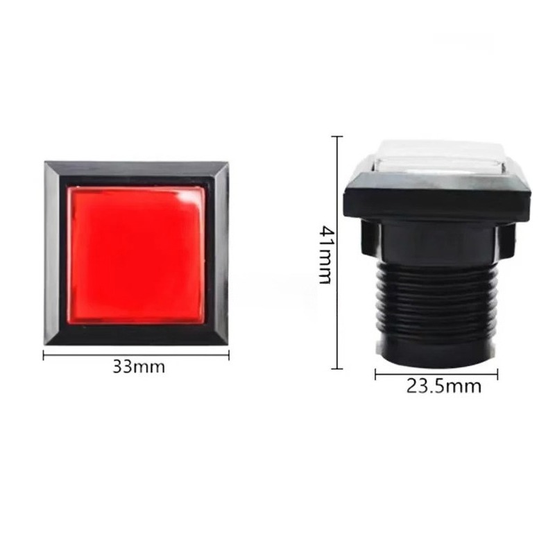 10pcs Square Arcade Push Butto - đánh giá và giá Arcade Game Cabinet