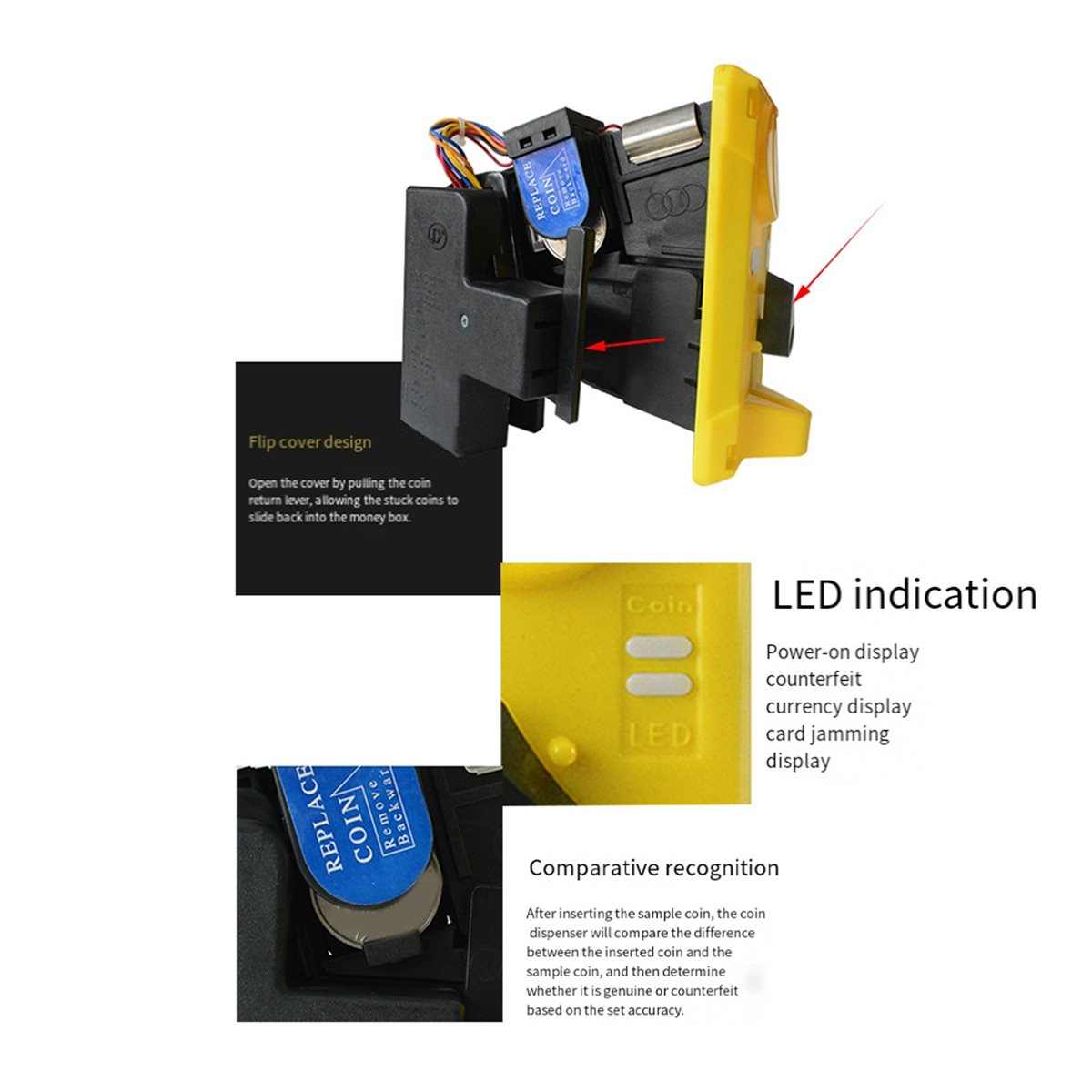 DT75BG Coin Acceptor CPU Compa - đánh giá và giá Token Coin Mechanism