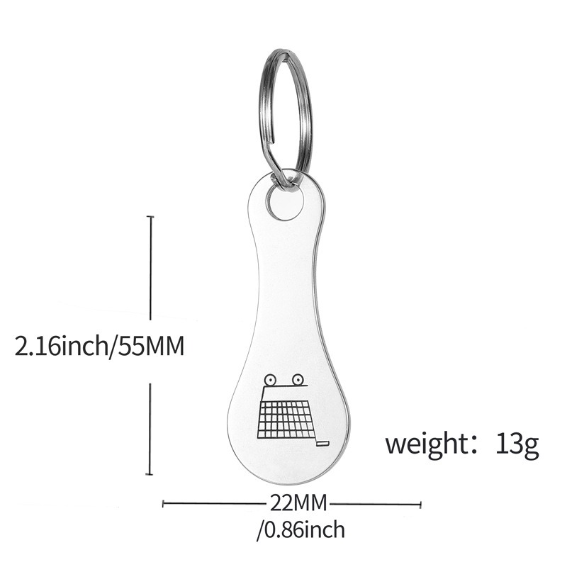 Mini Aluminum Alloy Keychain S - đánh giá và giá Token Coin Mechanism
