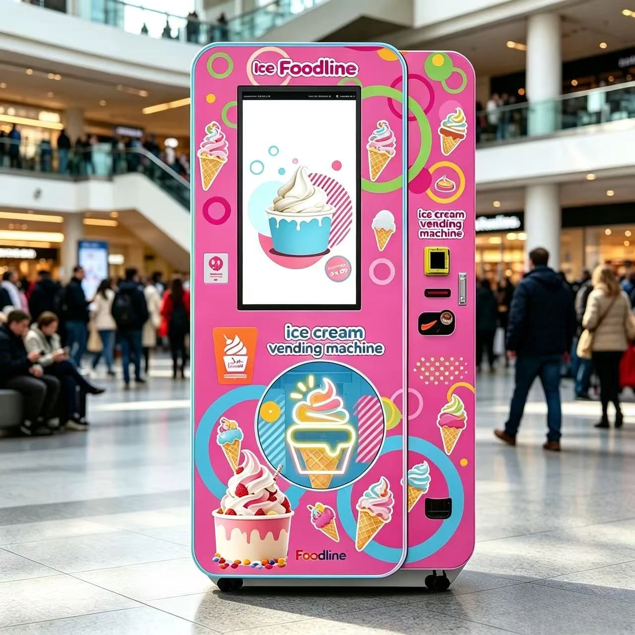 FL Self Service Digital Screen - đánh giá và giá Open Vending Machine
