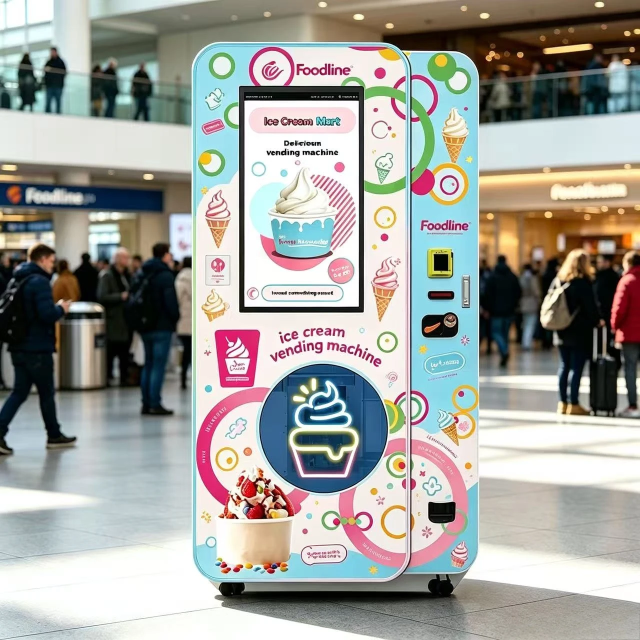 FL Self Service Digital Screen - đánh giá và giá Open Vending Machine